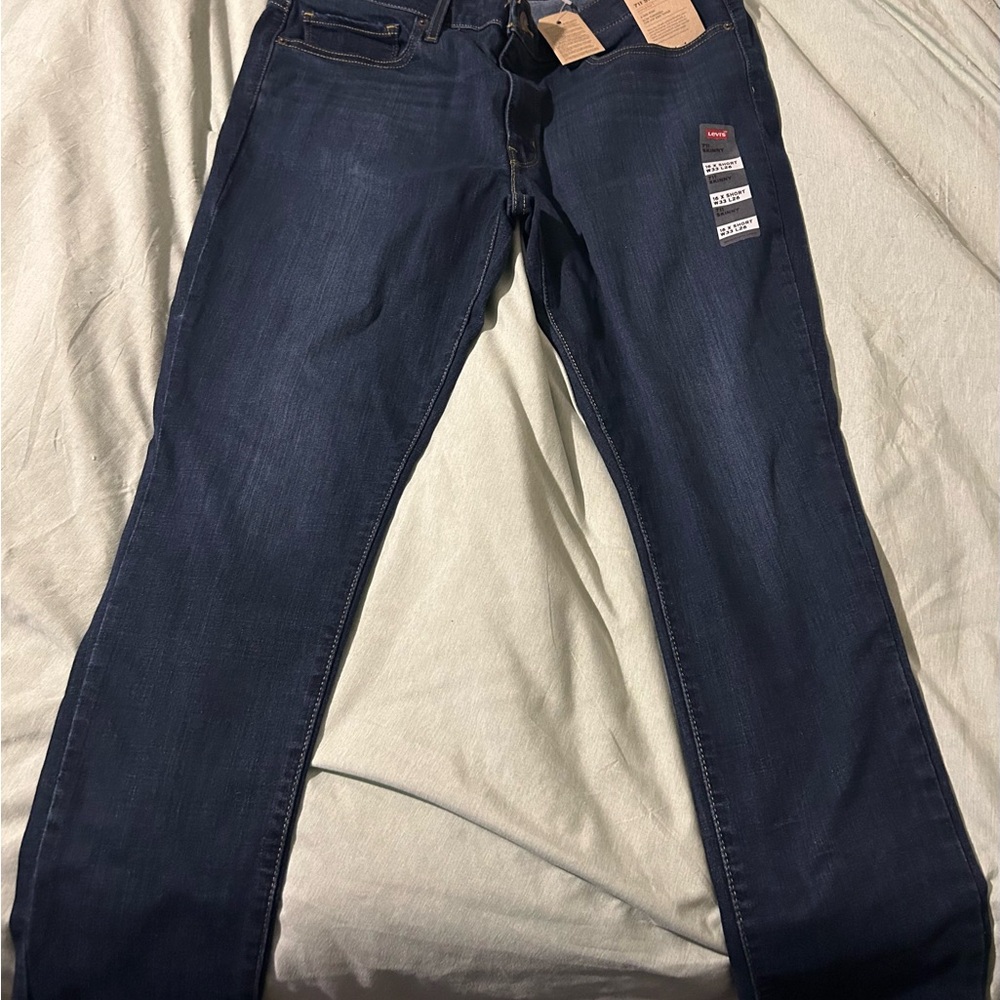 Levi Dark Blue Denim Jeans
